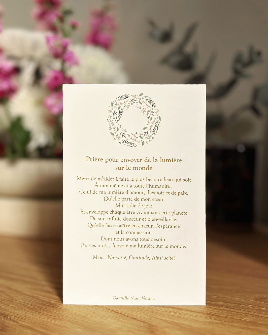 Carte de vœux et de prière - Lot de 3 – Image 3