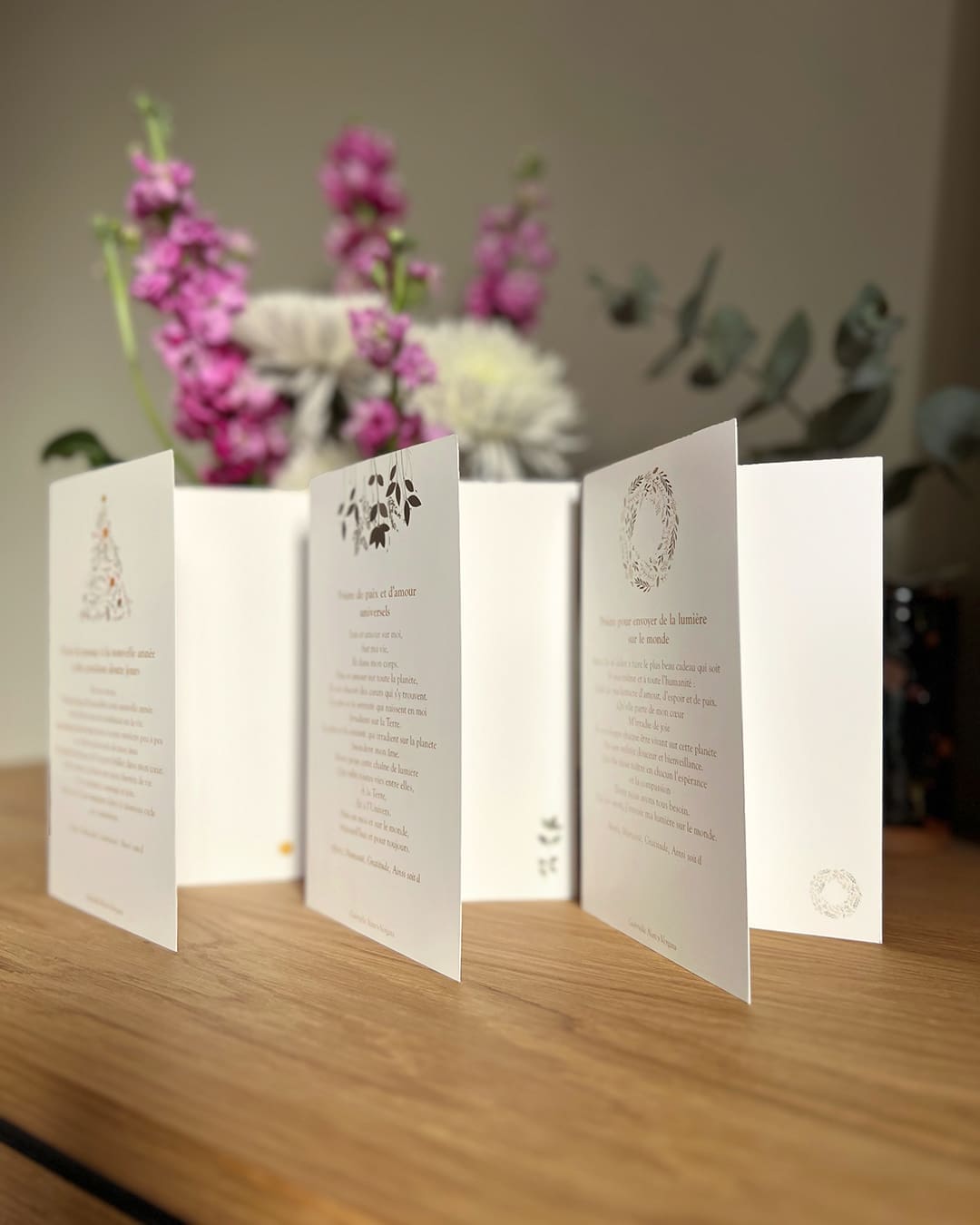 Carte de vœux et de prière - Lot de 3 – Image 5