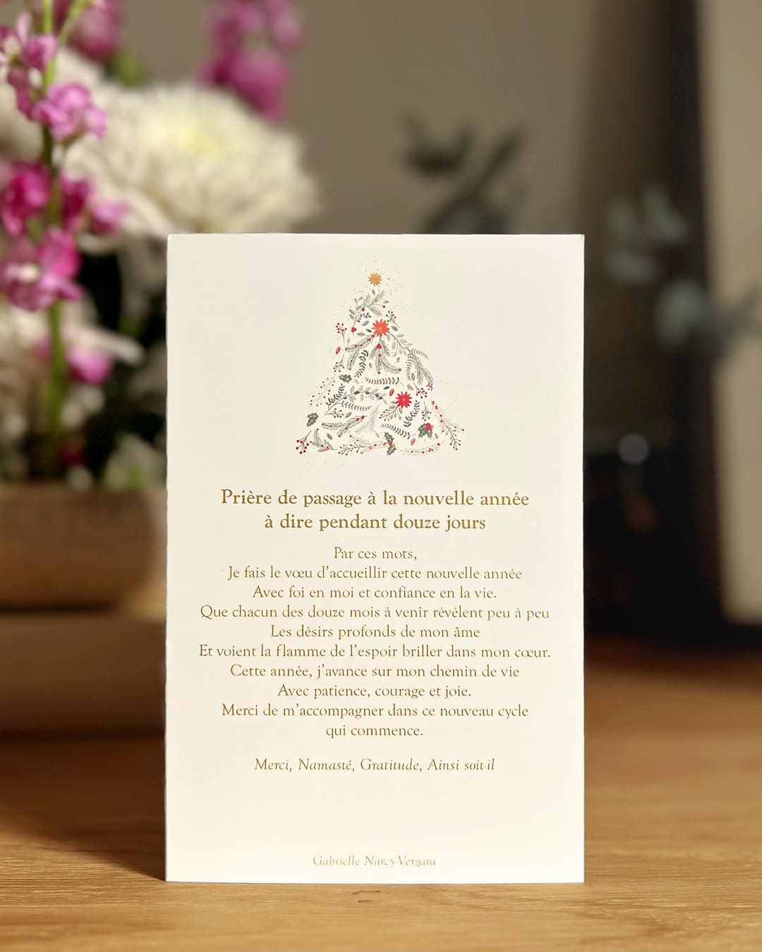 Carte de vœux et de prière - Lot de 3 – Image 4